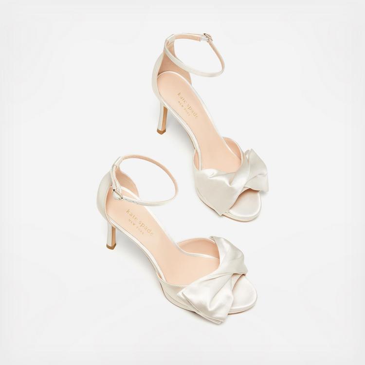 kate spade new york Bridal Bow Sandal Heels Zola