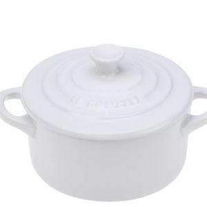 Le Creuset Signature Petite Cocotte, 8 oz. - White