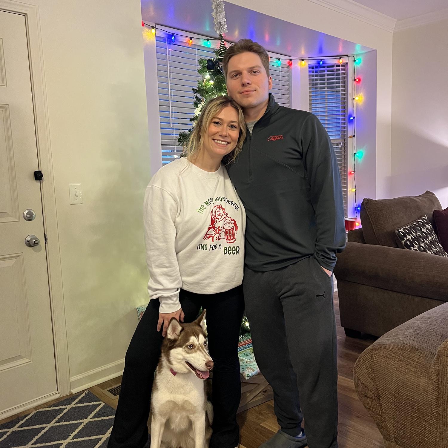 First Christmas engaged, 2024, Washington, Michigan