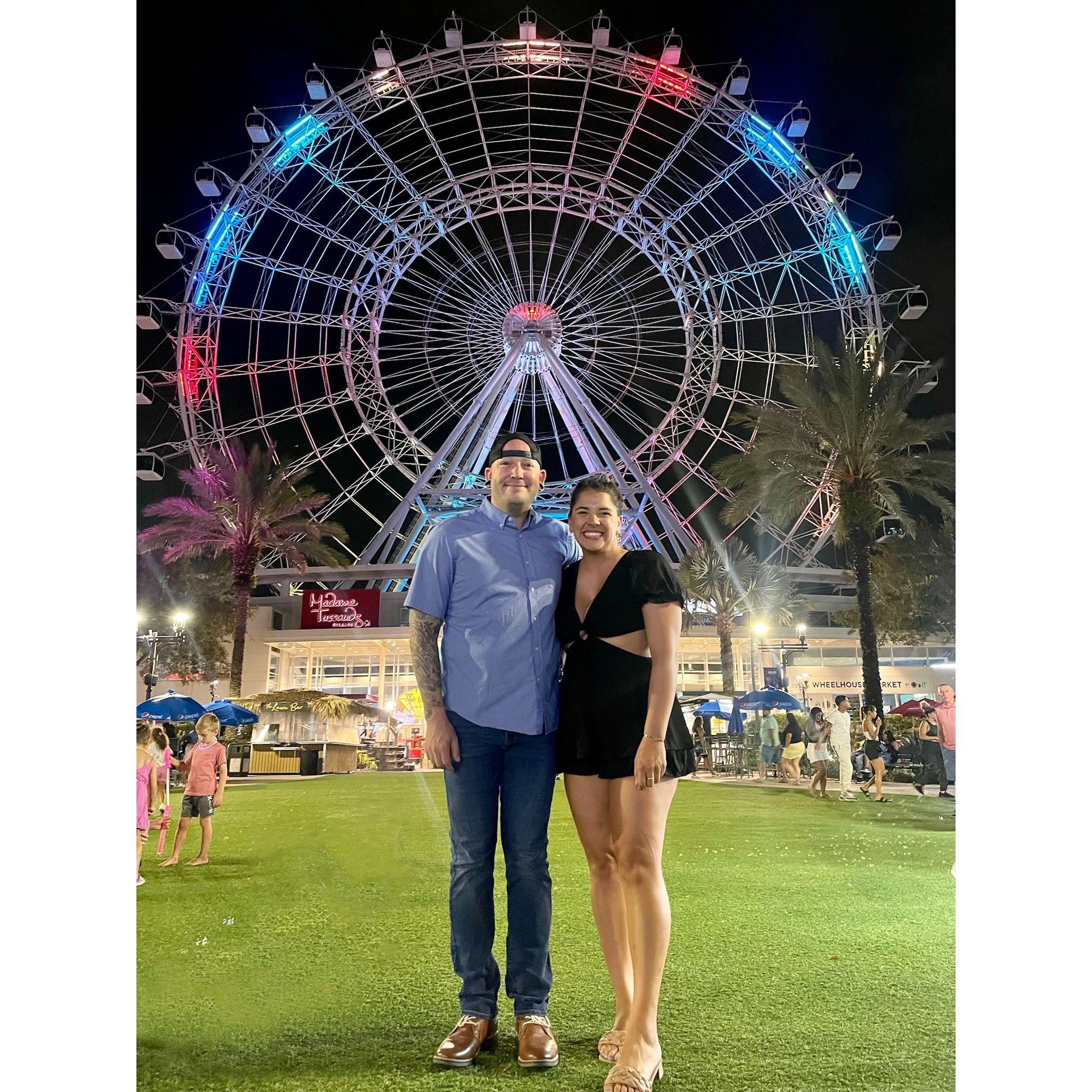 Where we realized we were each other's apple of our (Orlando) eye.