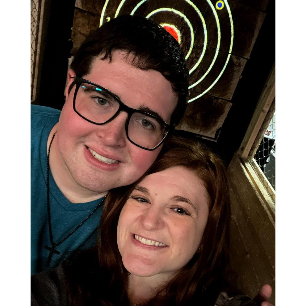 Axe throwing!