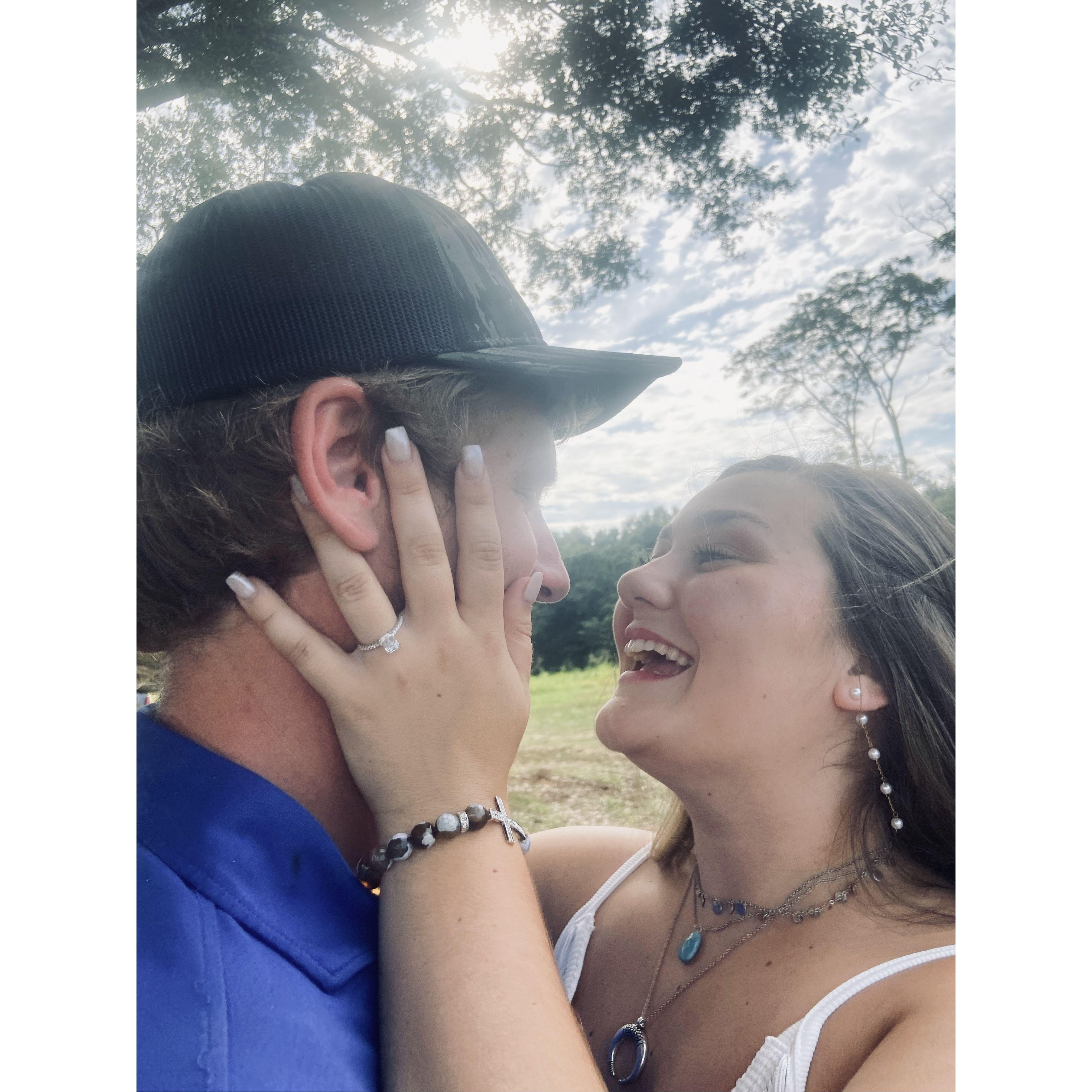 When he proposed!