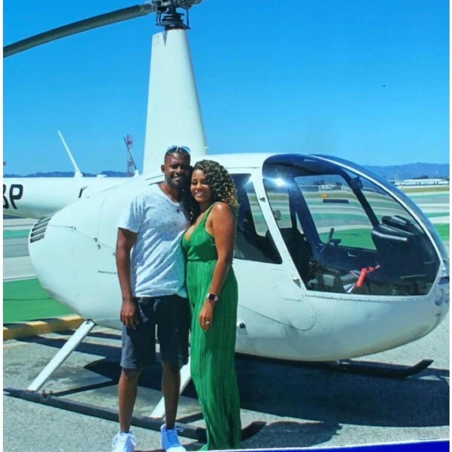 Our First Helicopter Ride in Hollywood