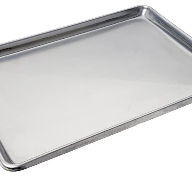 Focus Foodservice Commercial Bakeware Stainless Steel-Sheet Pan, 1/2-Sheet
