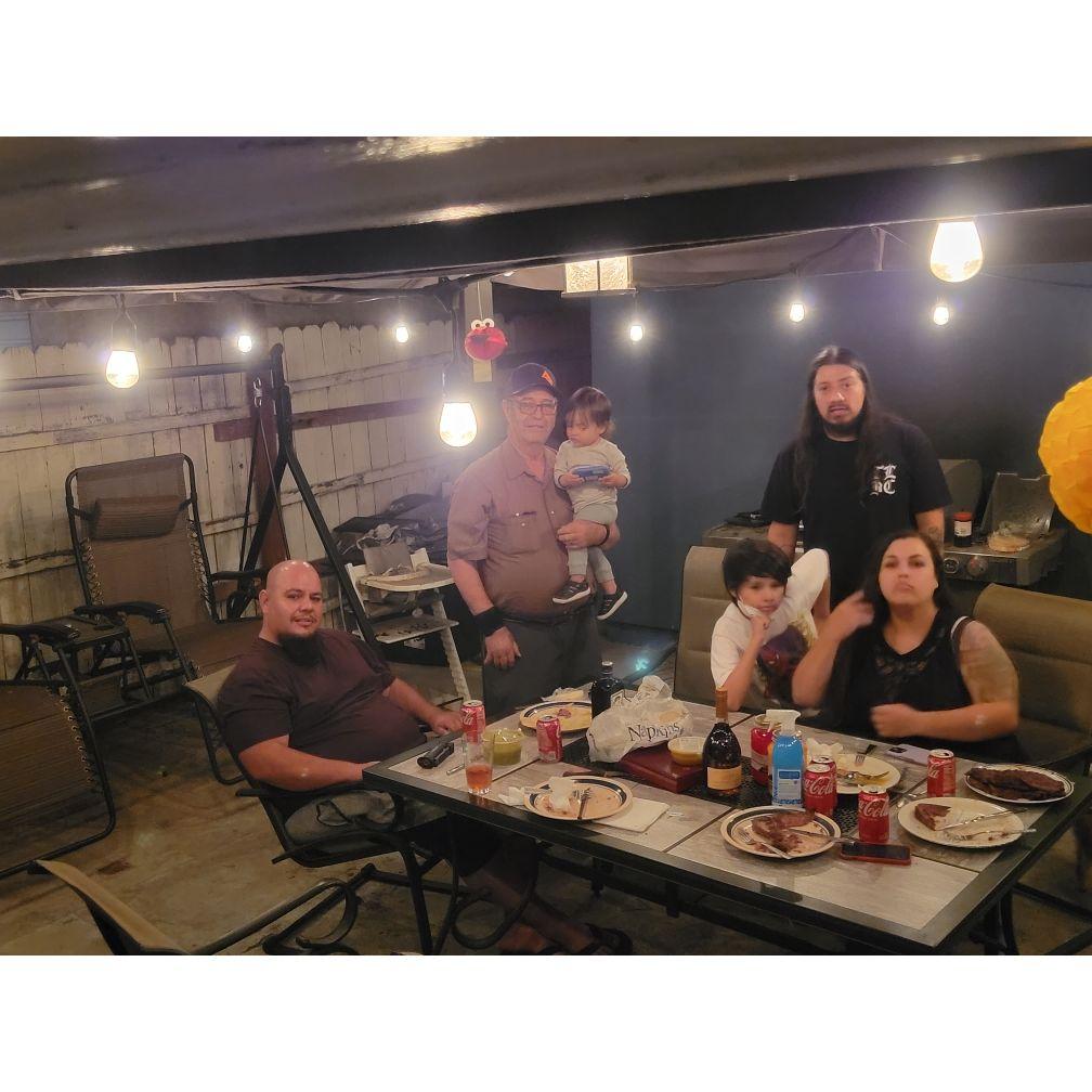 Romero backyard Gathering