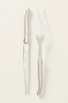 Laguiole Stainless Steel Carving Set