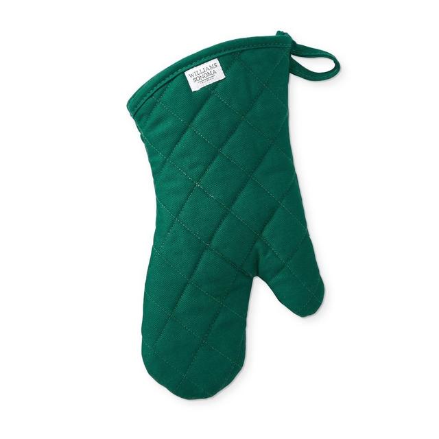 Williams Sonoma Solid Oven Mitt, Evergreen