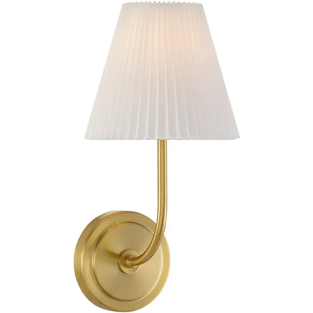 Possini Euro Design Possini Euro Nina 14" High Gold Plate Wall Sconce