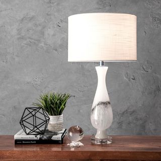 Wasola Marbleized Vase Table Lamp
