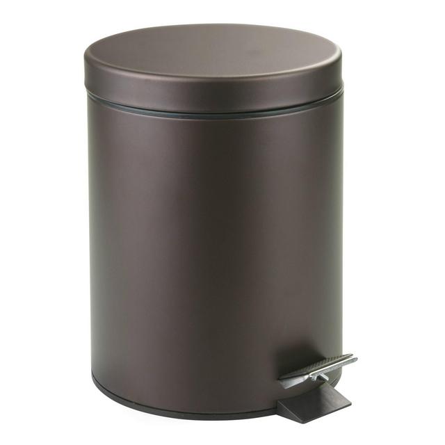 iDESIGN Step Can Wastebasket Bronze