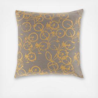 Pedal Power Throw Pillow