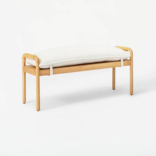 Ventura Bench Natural Fully Assembled - Threshold™ designed with Studio McGee