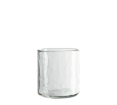 Hammered Short Drinking Glasses, 12 oz., Set of 4 - Clear
