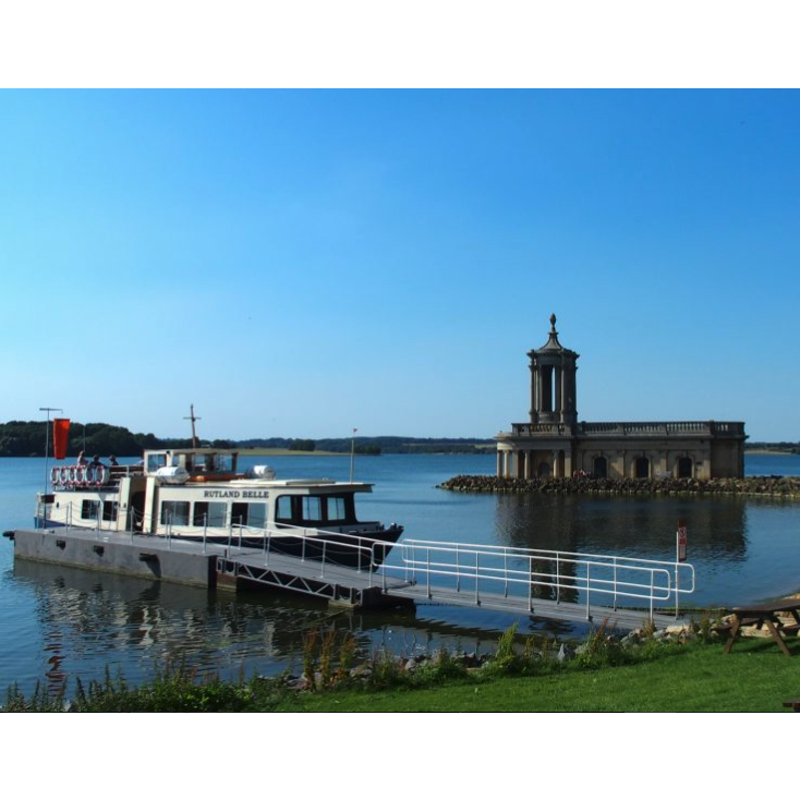 The boat and the Normanton Church