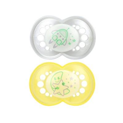Mam - MAM Night Astro Pacifier Set - 6+ month 2pk