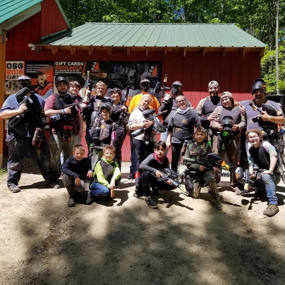 Family and friend Paintball outing