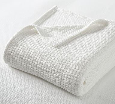 SleepSmart™ Temperature Regulating Basketweave Blanket - King