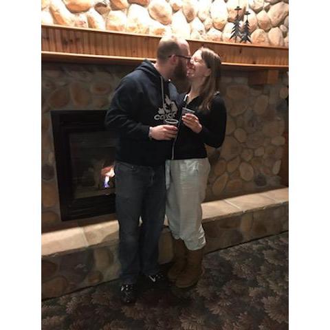 Celebrating with our moms as we road-tripped to Virginia. This night we received an offer on our WA home. Iowa was below freezing this night!
