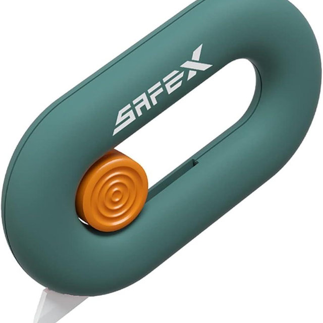 Ceramic Box Cutter, Box Cutter Retractable, Package Opener Box Opener, Safety, Magnetic, Mini, Cute, Pink, Small for Daily Online Shopping/Kitchen/Office/Beauty Gift Unpacking