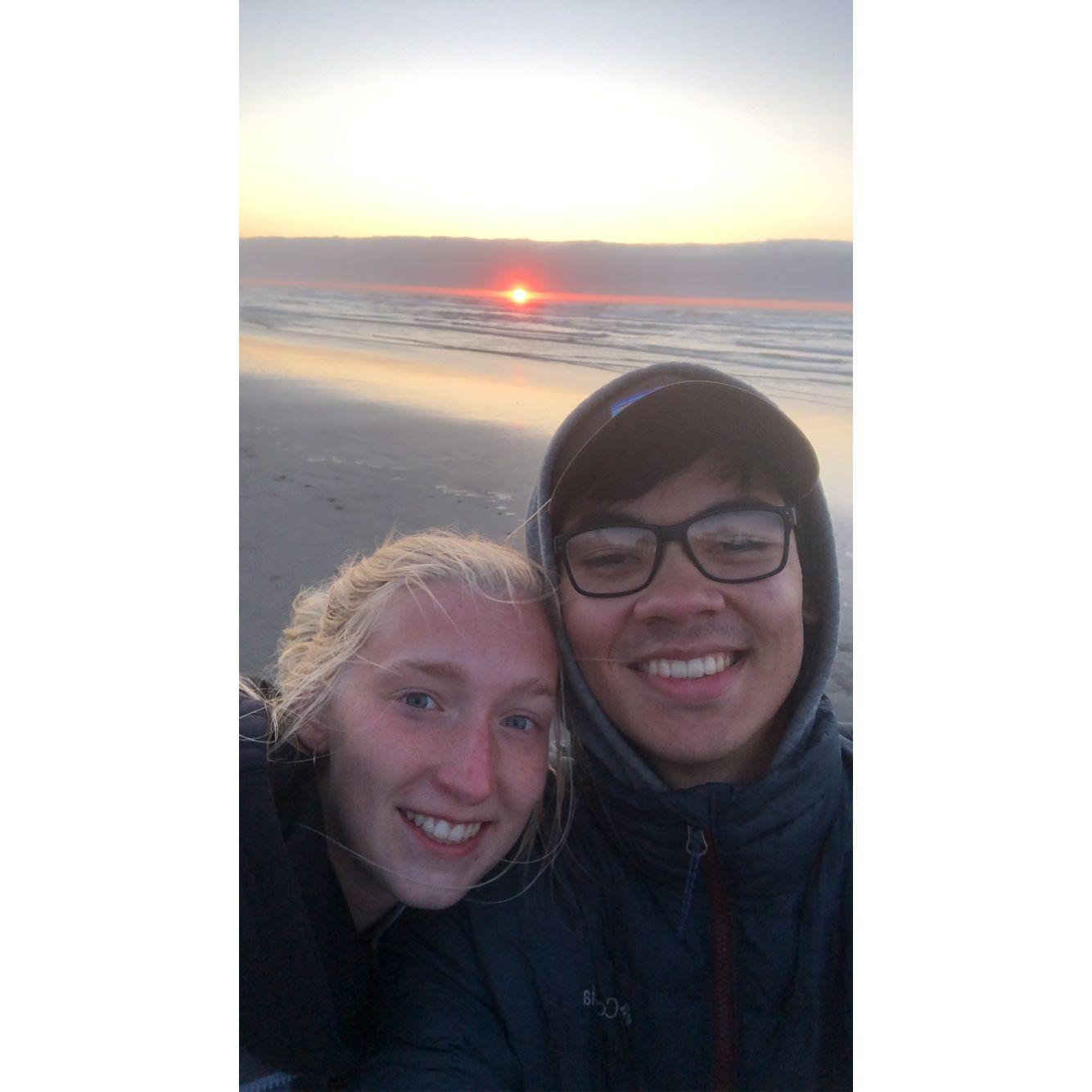 Sunset at the beach - 2021