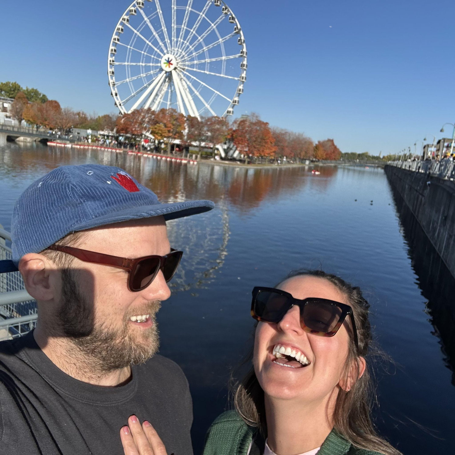 First Weekend as fiances in Montreal, CA- Absolutely Giddy.