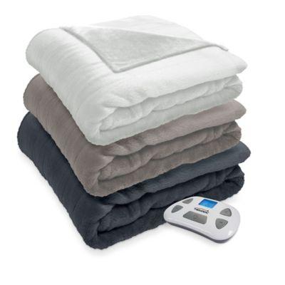 Therapedic® Silky Plush Twin Warming Blanket in Ash