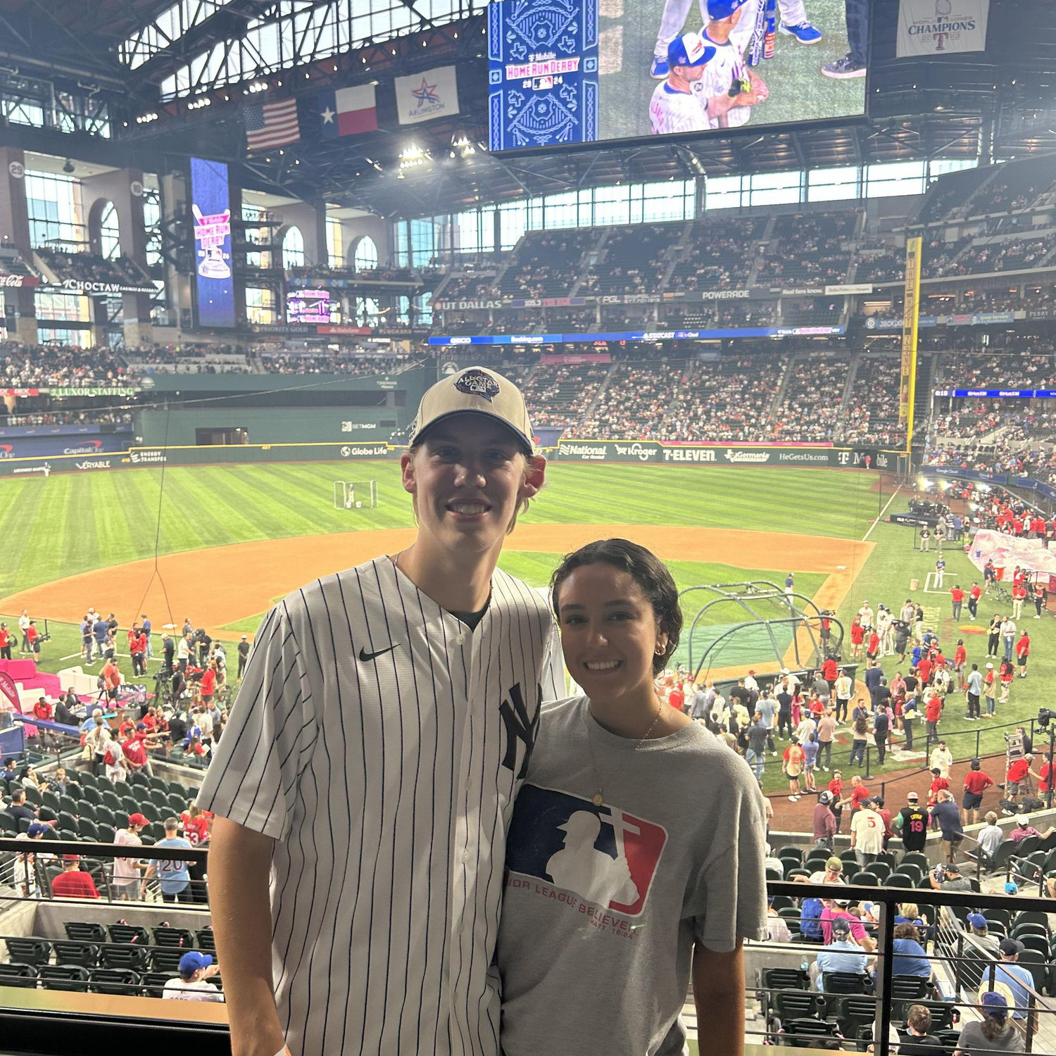 one of many baseball games Jazz has had the pleasure of being dragged to