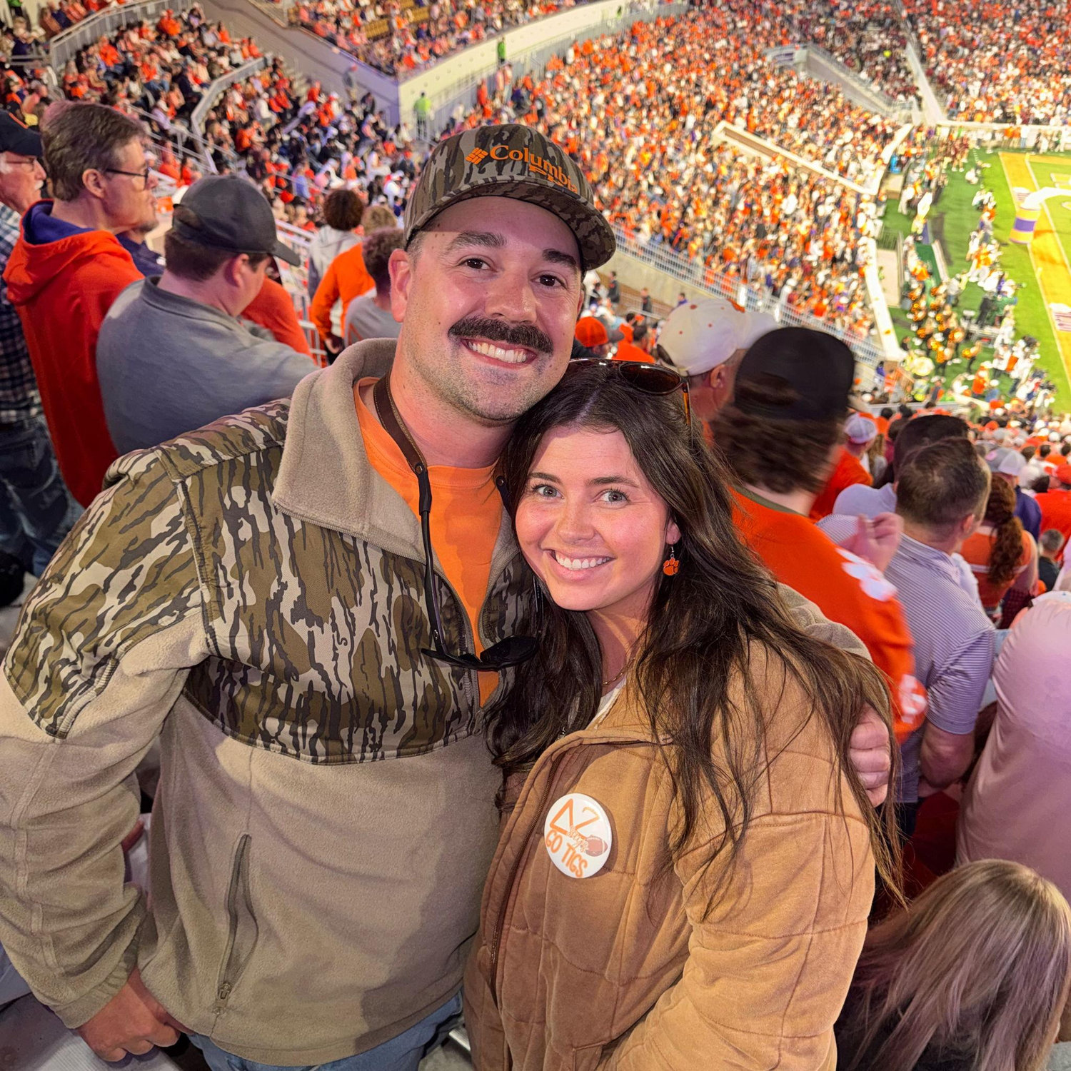 Our first football game together! Go Tigers and Woo Pig!