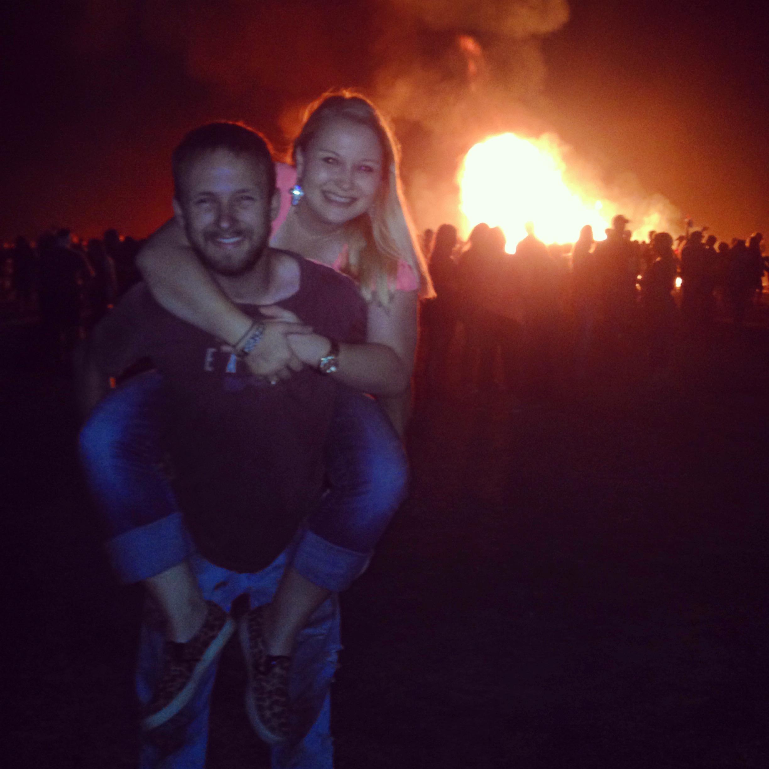 L.V Risinger Homcoming Bonfire 2015.