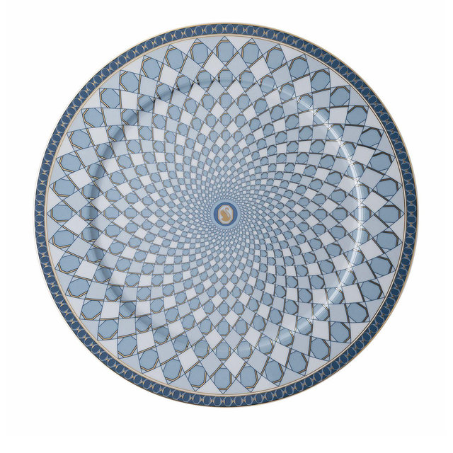 Rosenthal Swarovski Signum Service Plate 13"