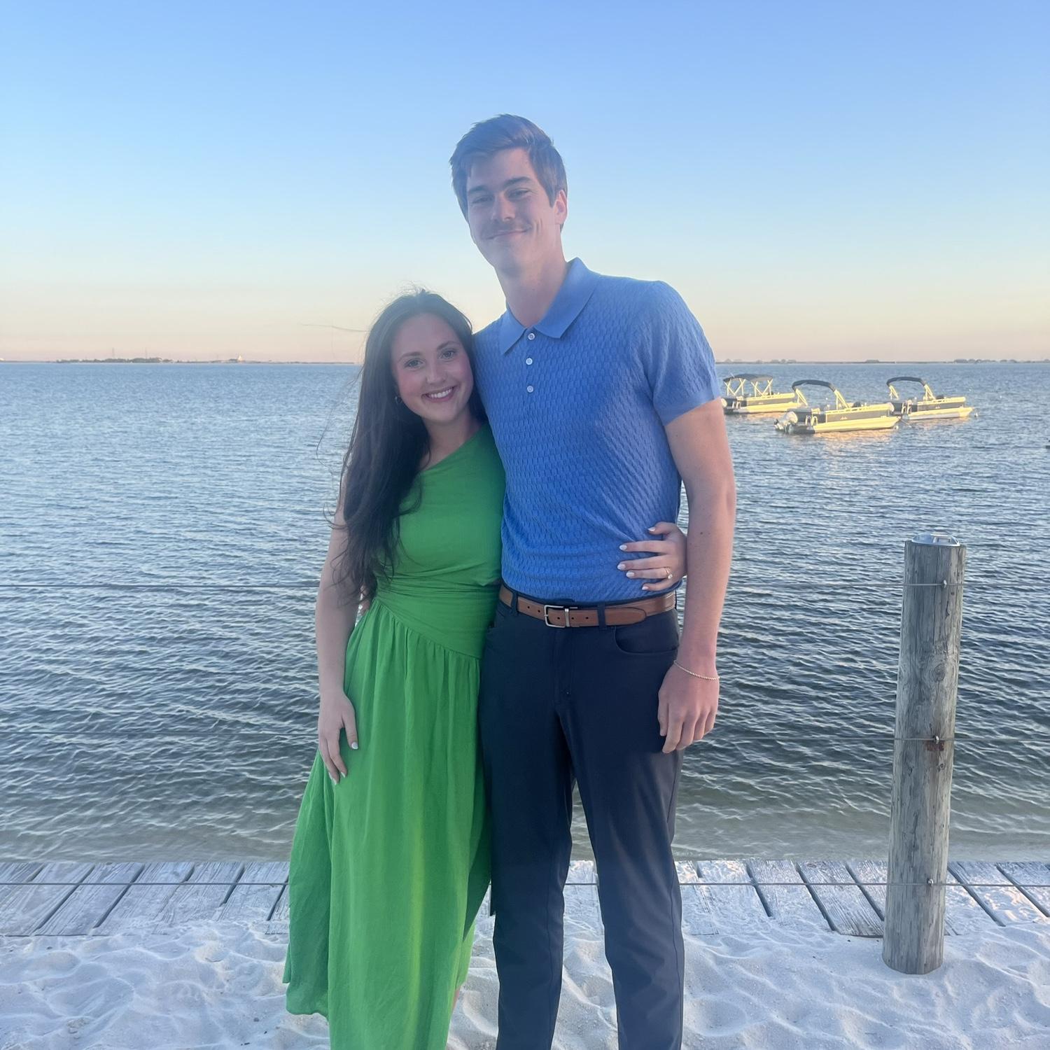 One of our many beach vacations!