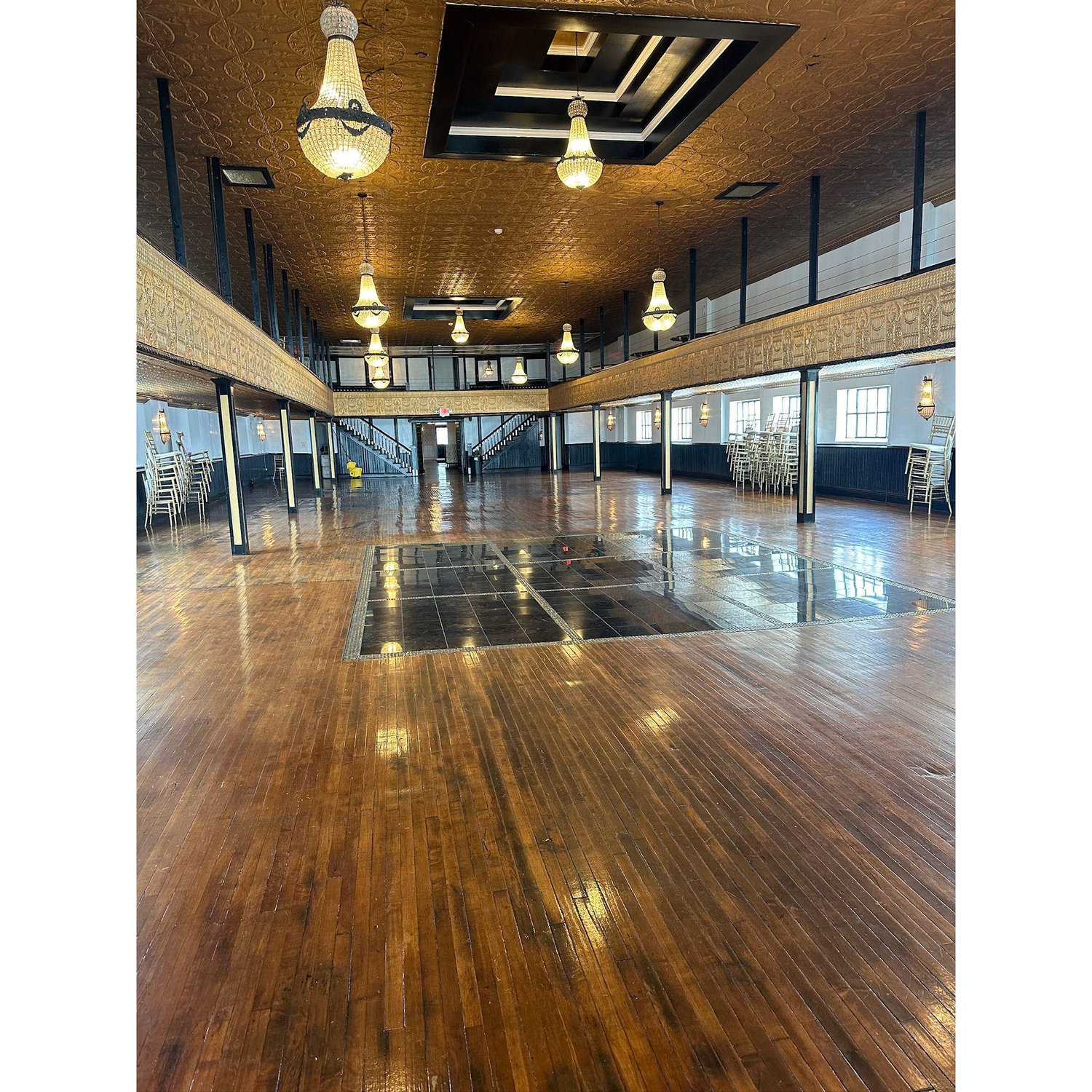 the reception ballroom