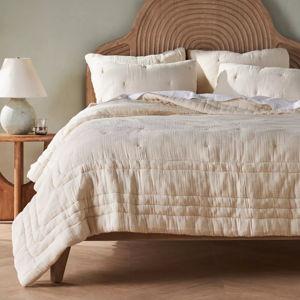Elysian Cross-Dyed Cotton Gauze Quilt