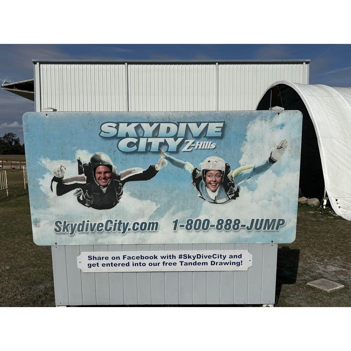 Tres' first time skydiving