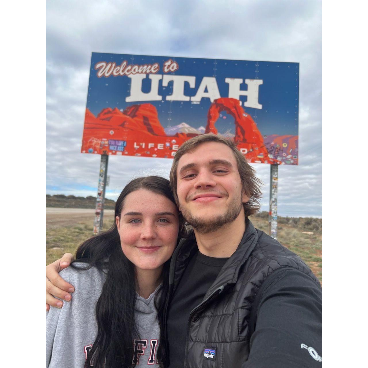 Our first road trip from Texas back up to Oregon