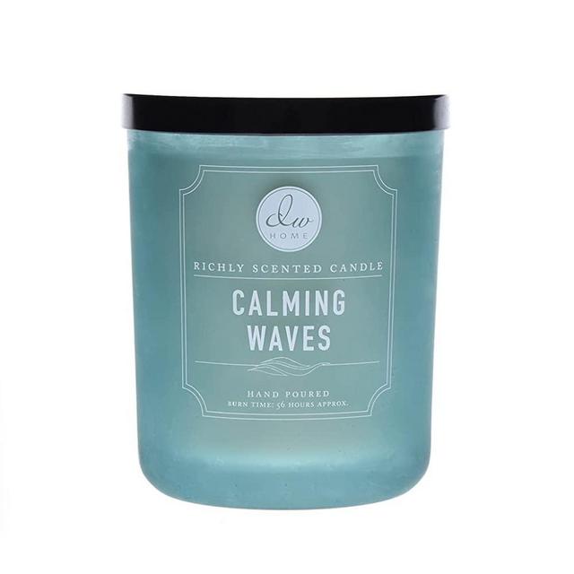 DW Home Decoware Richly Scented Candle Large Double wick 15oz --- Calming Waves