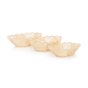 Moda Domus Set-Of-3 Nesting Raffia Bowls