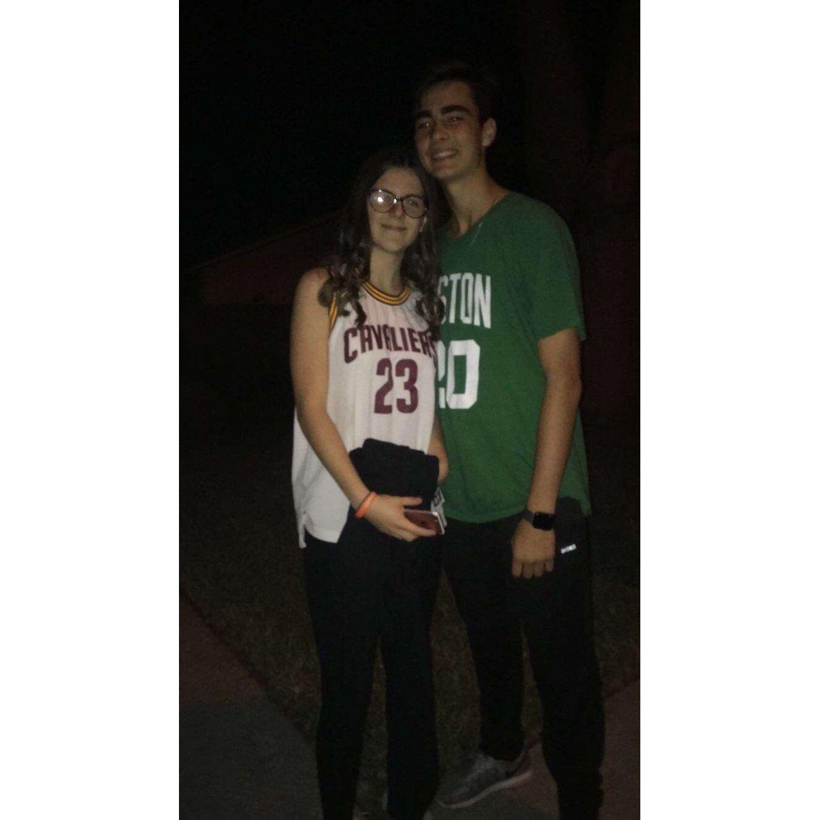 Our first photo together!
