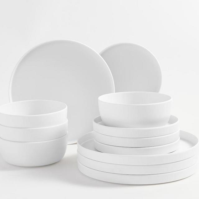 4-Piece White Latte Melamine Measuring Cups - The Peppermill