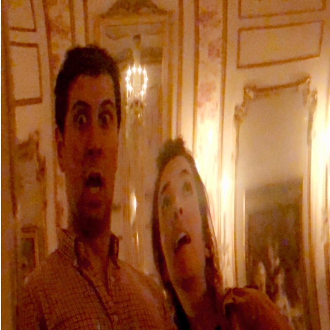 Scary funhouse mirrors at Dear Irving! (June 12, 2019)