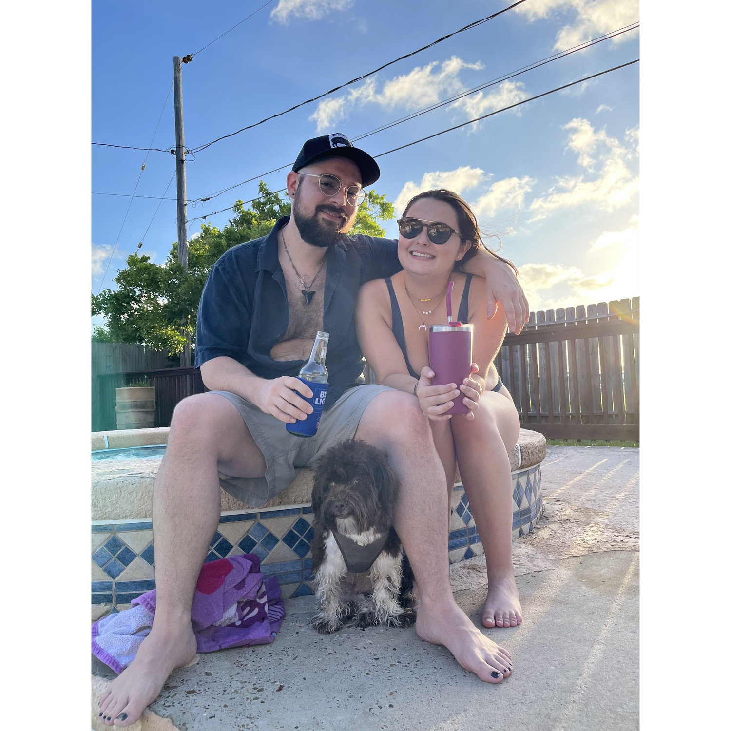 life is better by the poolside