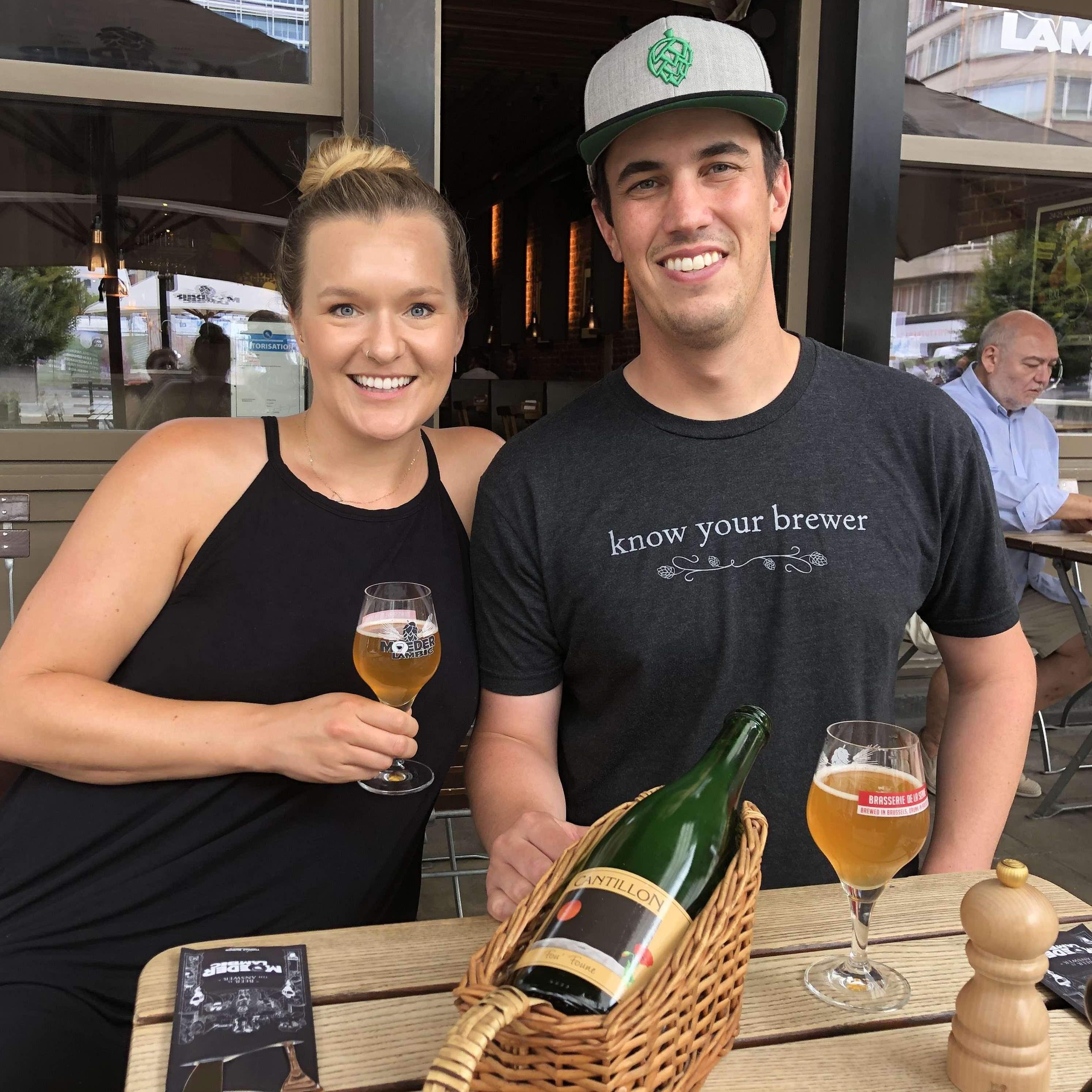 Beer drinking in Brussels - 2019