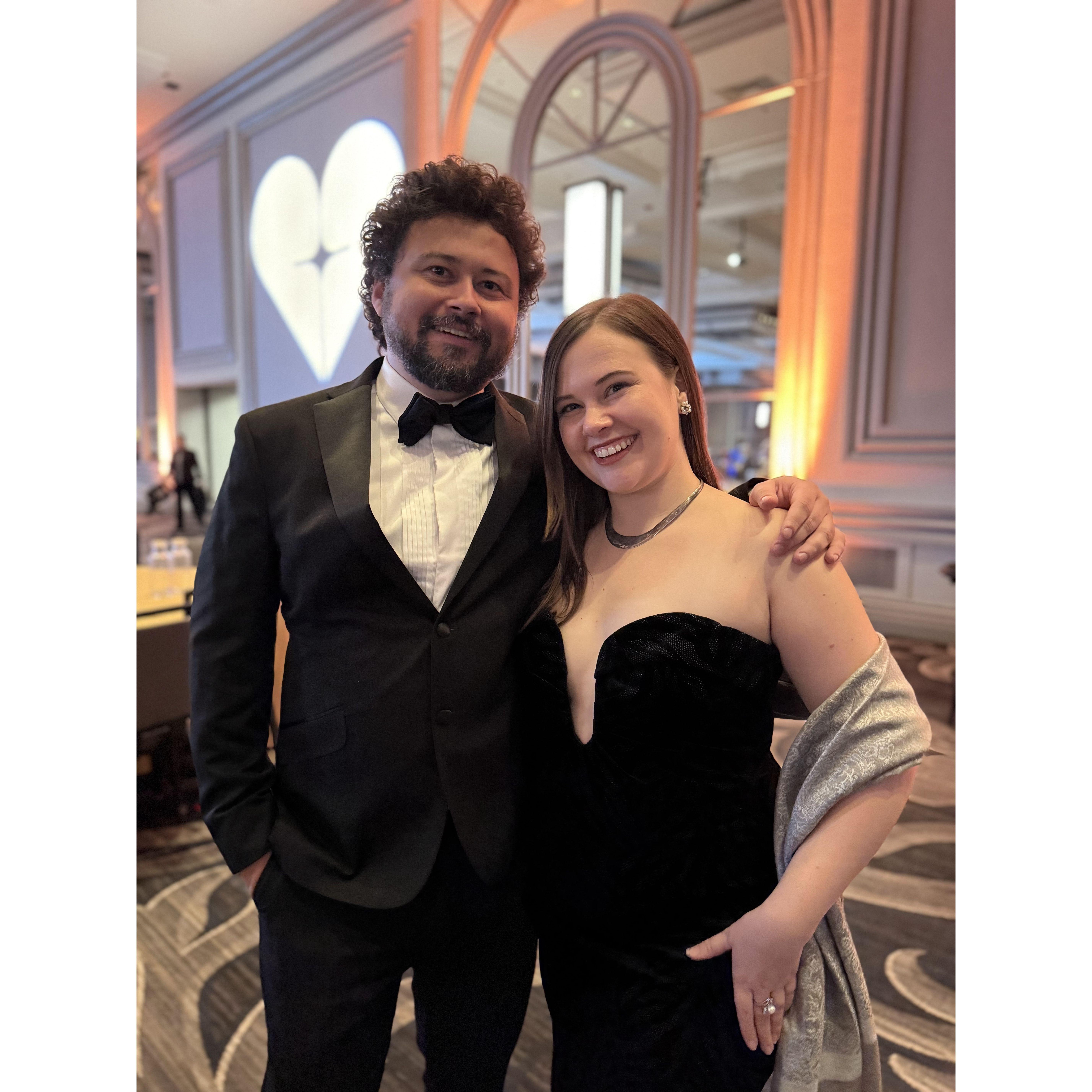 Bob and Clare attending the Misericordia Heart of Mercy Ball