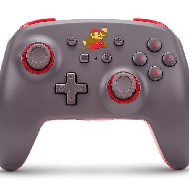 PowerA Enhanced Wireless Controller for Nintendo Switch - Dungeon Jump Mario, Nintendo Switch Lite, Gamepad, game controller, Bluetooth controller, rechargeable - Nintendo Switch;