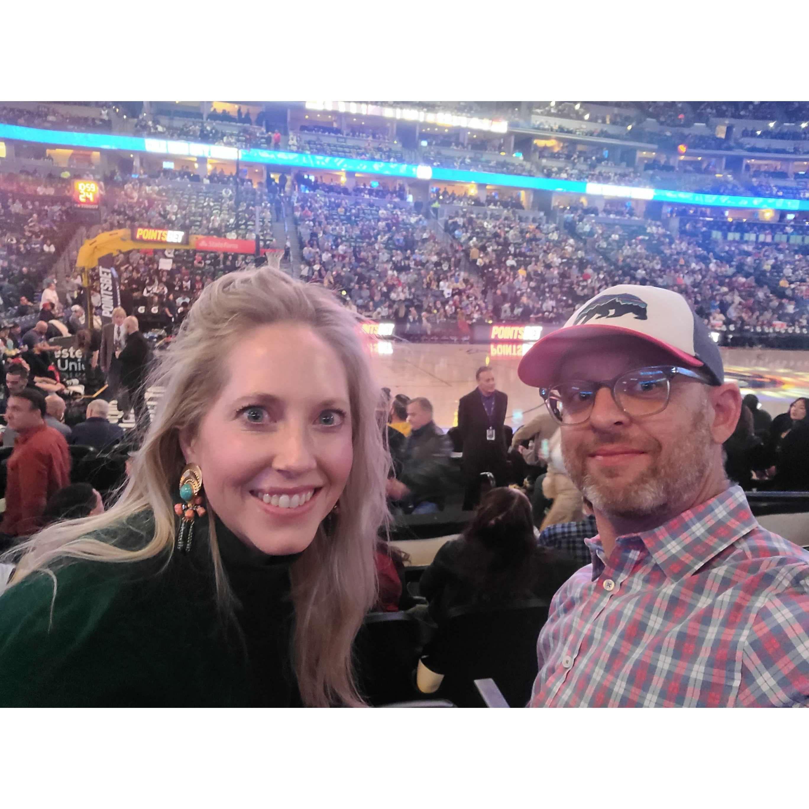 Watching the Nuggets in Denver - October 2023