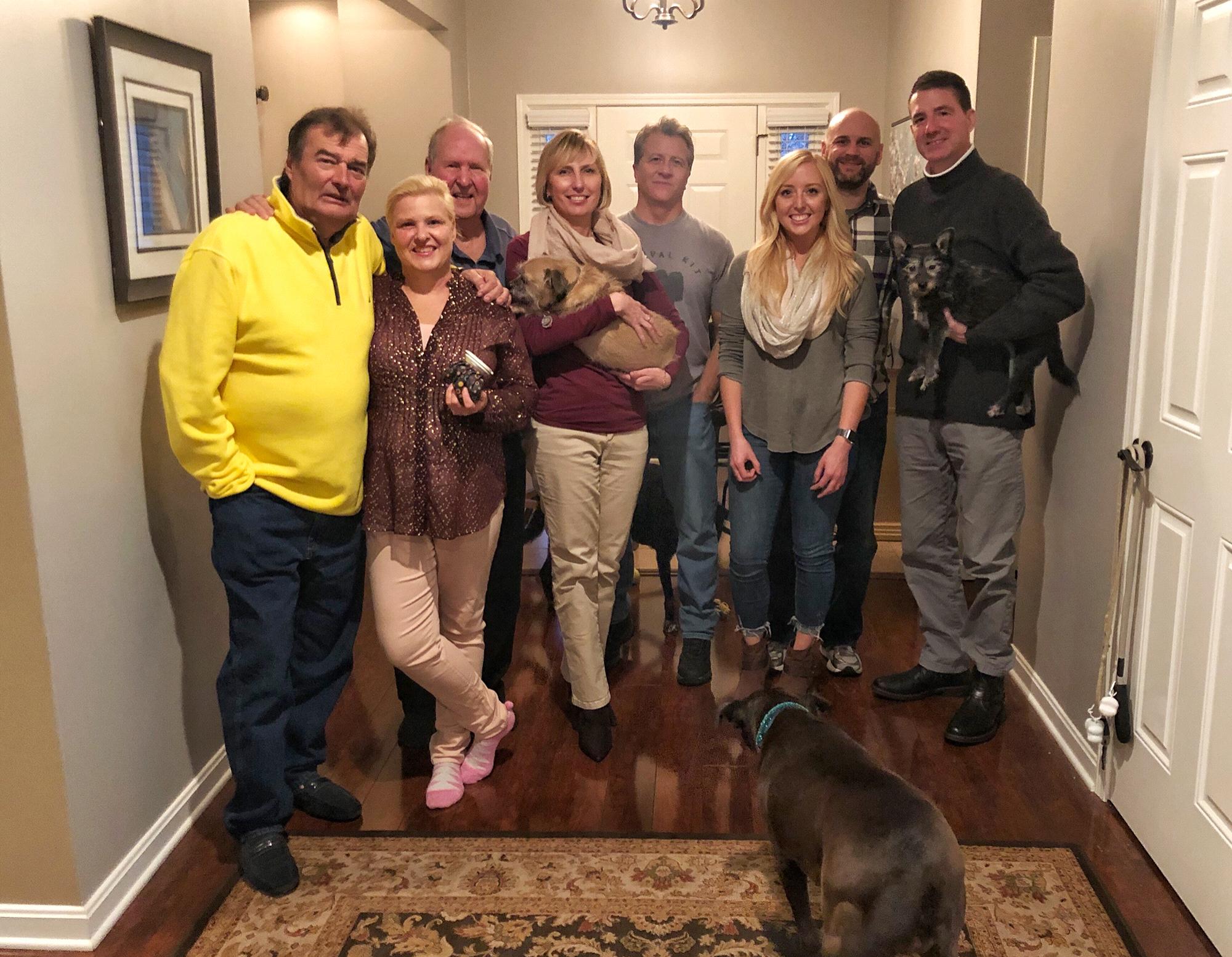 Thanksgiving with Jess's family.