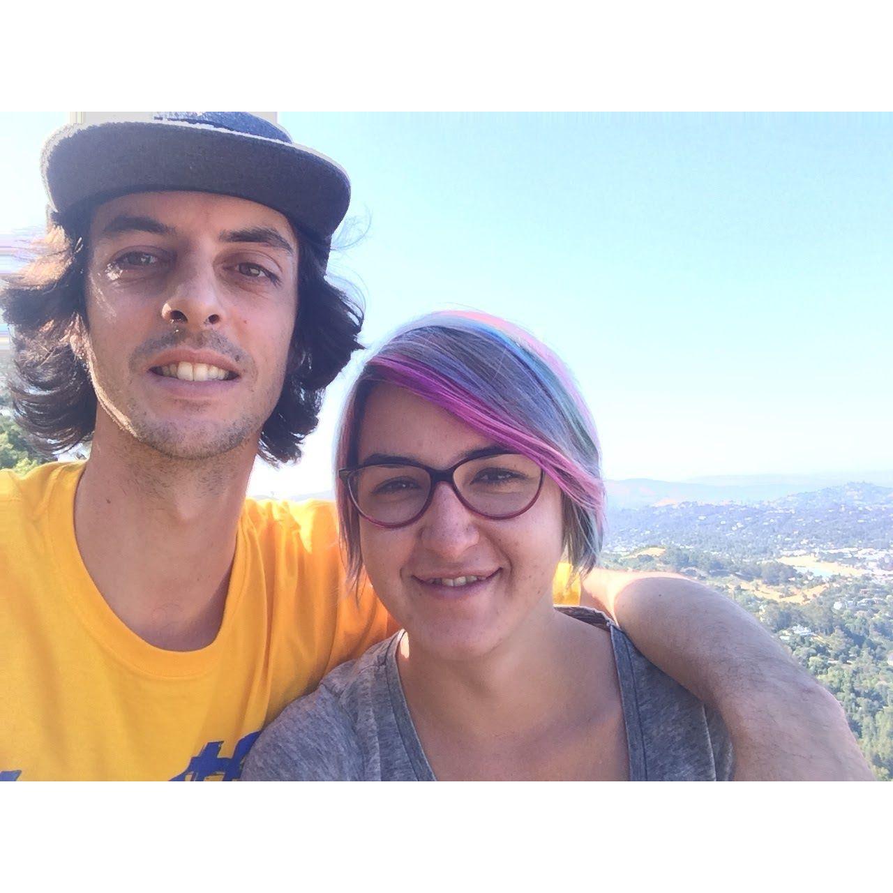 First hike to Mt. Tam's East Peak