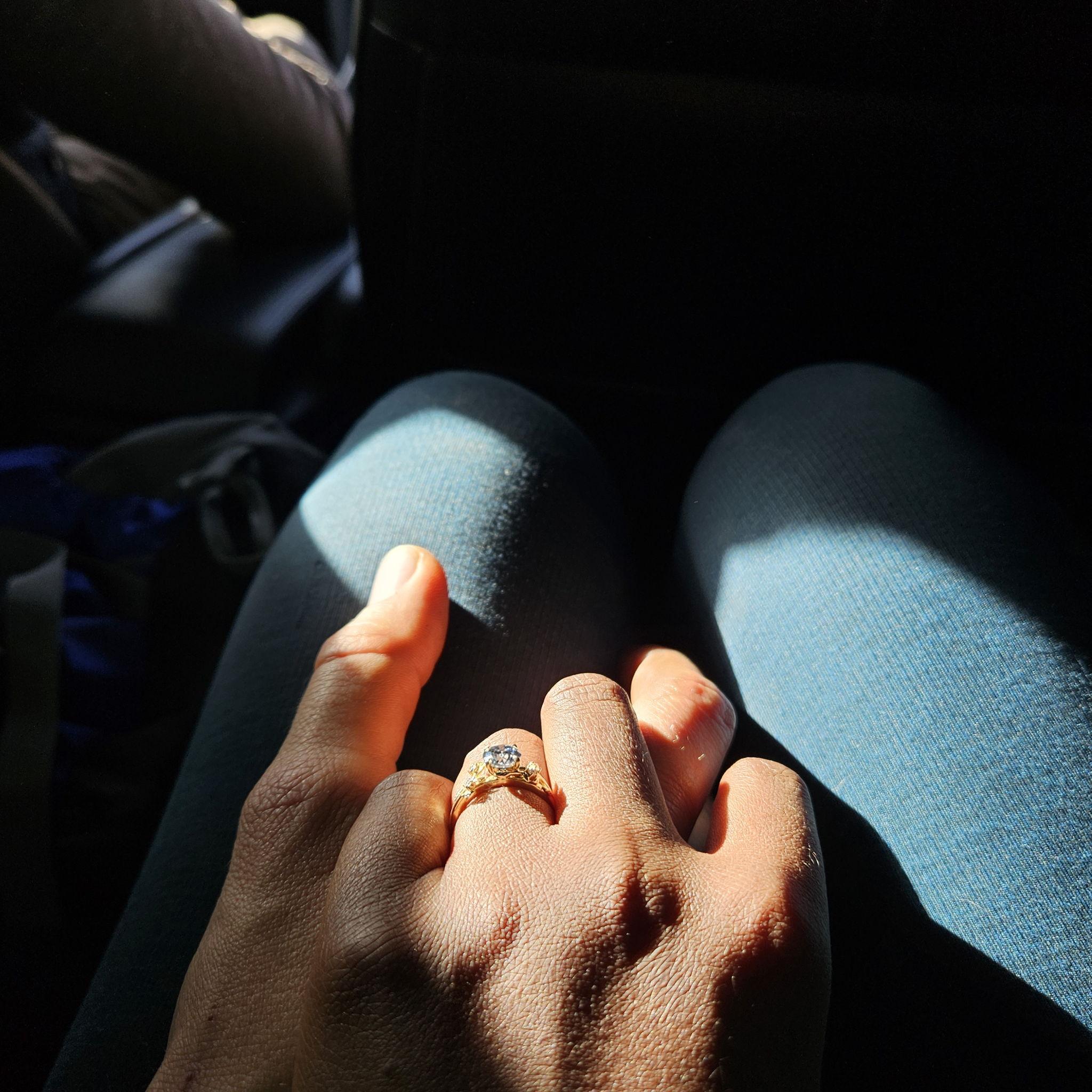 First time seeing the ring in the light!