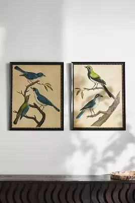 Blue Birds Wall Art