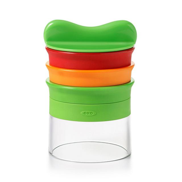 OXO Tot 4-Oz. Glass Baby Blocks Freezer Food Storage Container Set with  Tray - Macy's